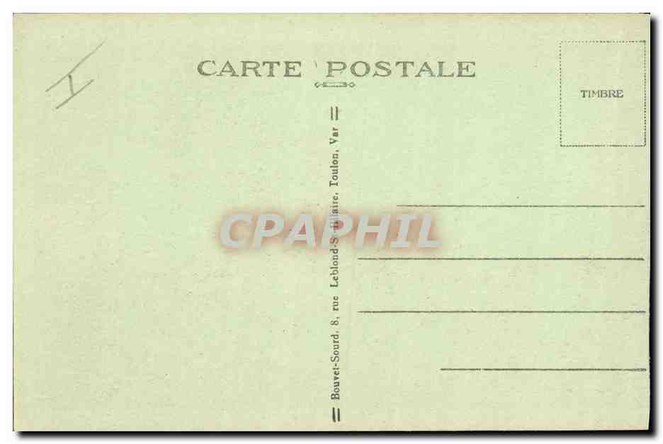 CPA Bateau Jean Bart Cuirasse — Verso