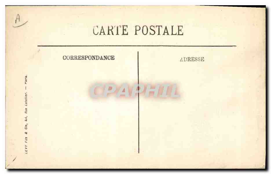 Le "Jules Michelet", Croiseur de 1ère Classe — Marine de Guerre — n°75 — Éditeur LL. — Verso