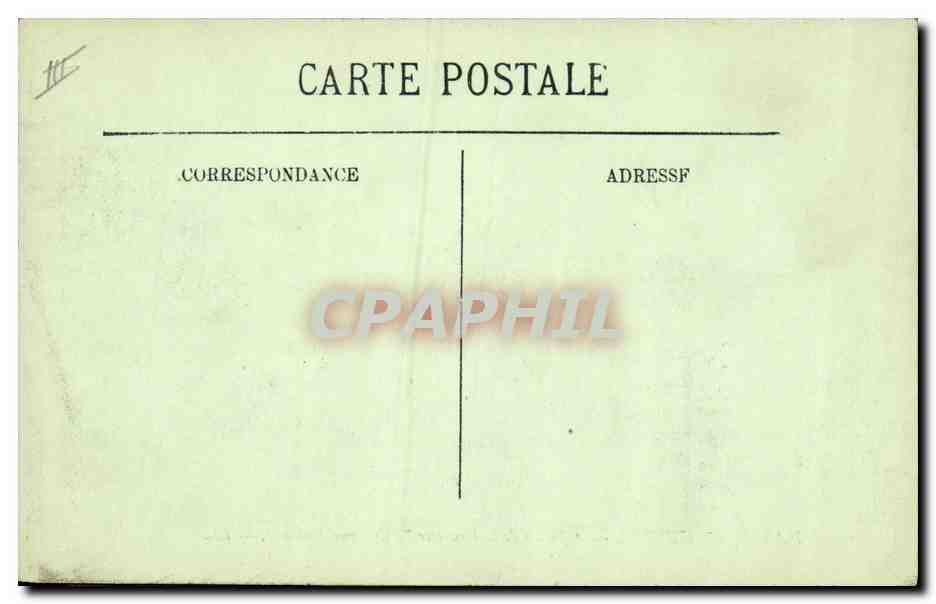 CPA Bateau Jurien de la Graviere Croiseur Cuirasse — Verso