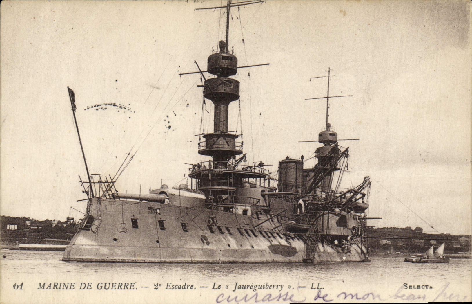 CPA Bateau Le Jaureguiberry 2eme Escadre