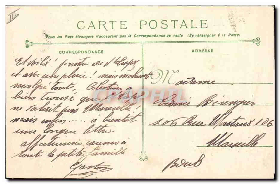 Marine Militaire Française — 69 JUSTICE - Cuirassé à tourelles — éditeur non visible — Achterkant