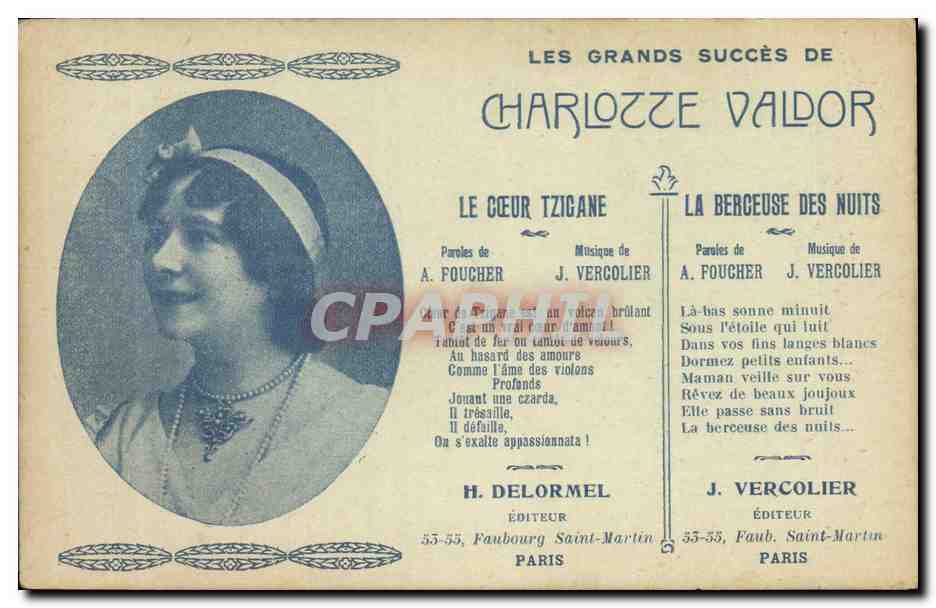 Charlotte Valdor — Les grands succès — H. Delormel, éditeur, Paris