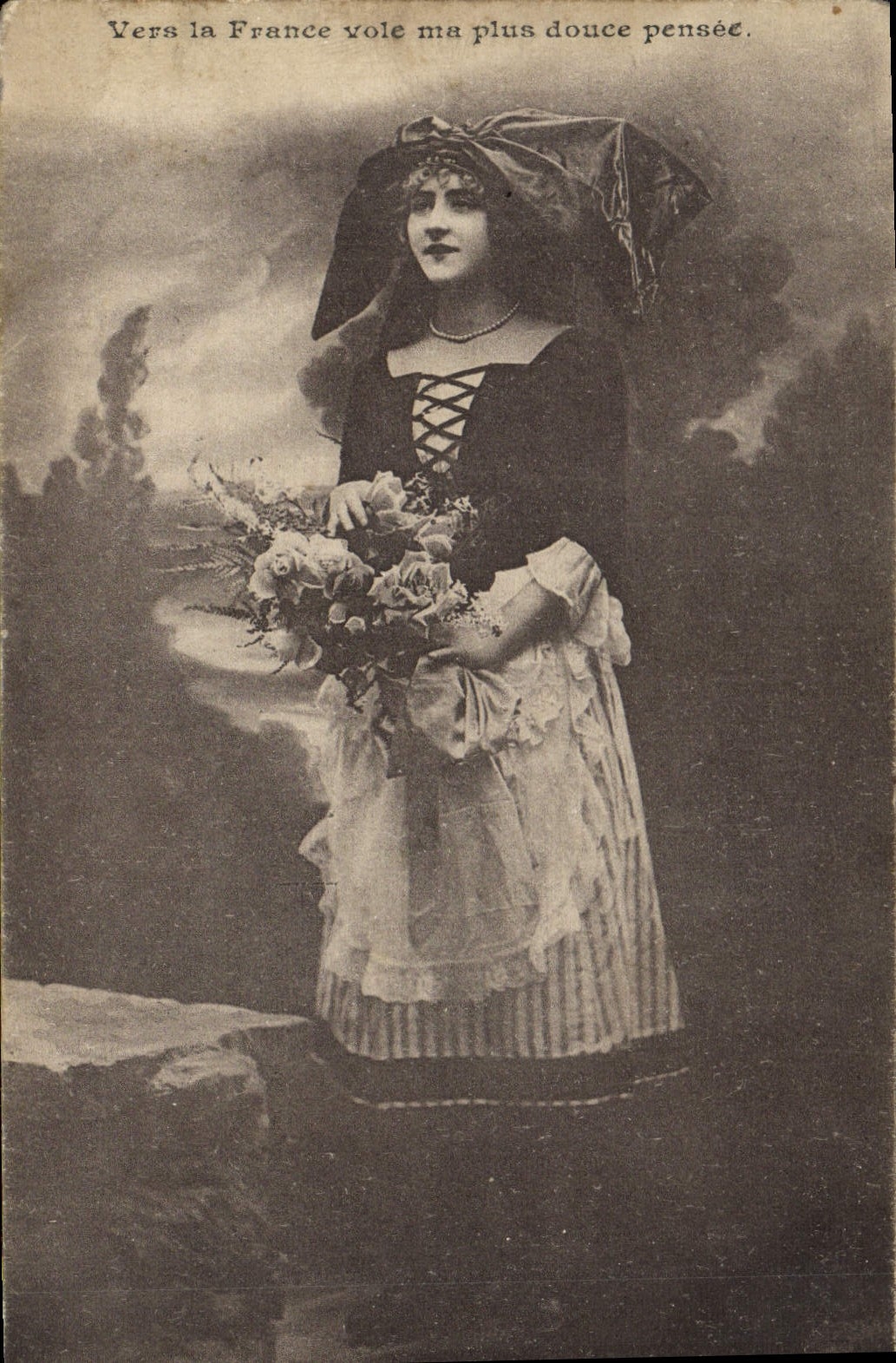CPA Folklore Alsace 