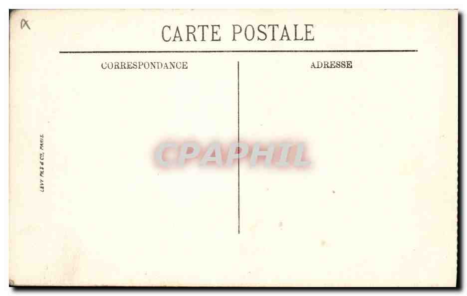 CPA Folklore Alsace Type d'Alsacienne — Verso