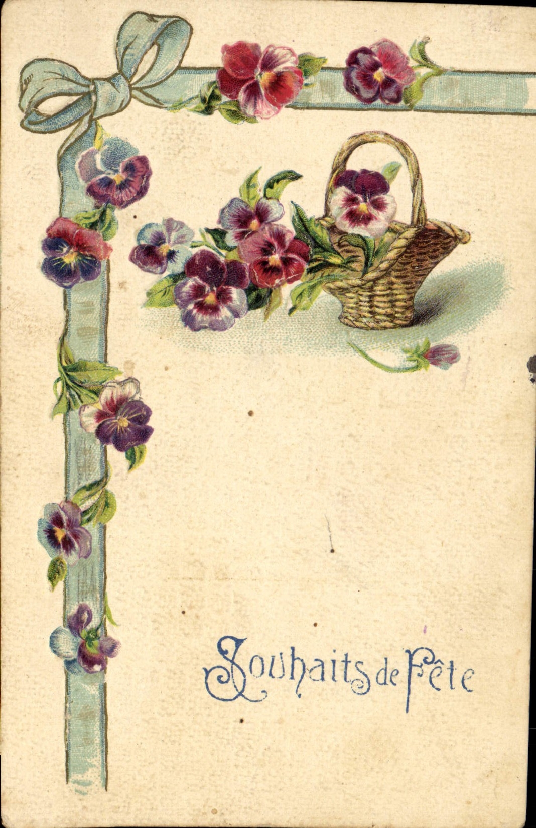 CPA Fantaisie Fleurs 