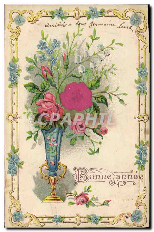CPA Fantaisie Fleurs 