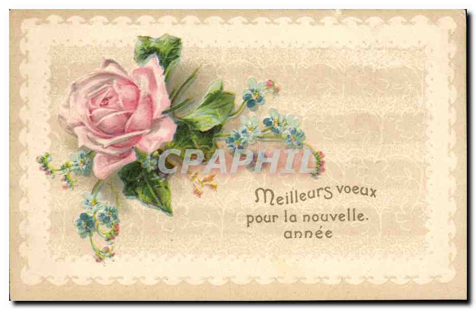 CPA Fantaisie Fleurs 