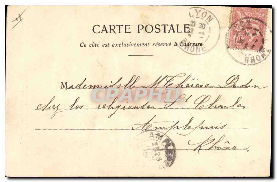 CPA Fantaisie Enfant Le petit Cyrano  — Rückseite