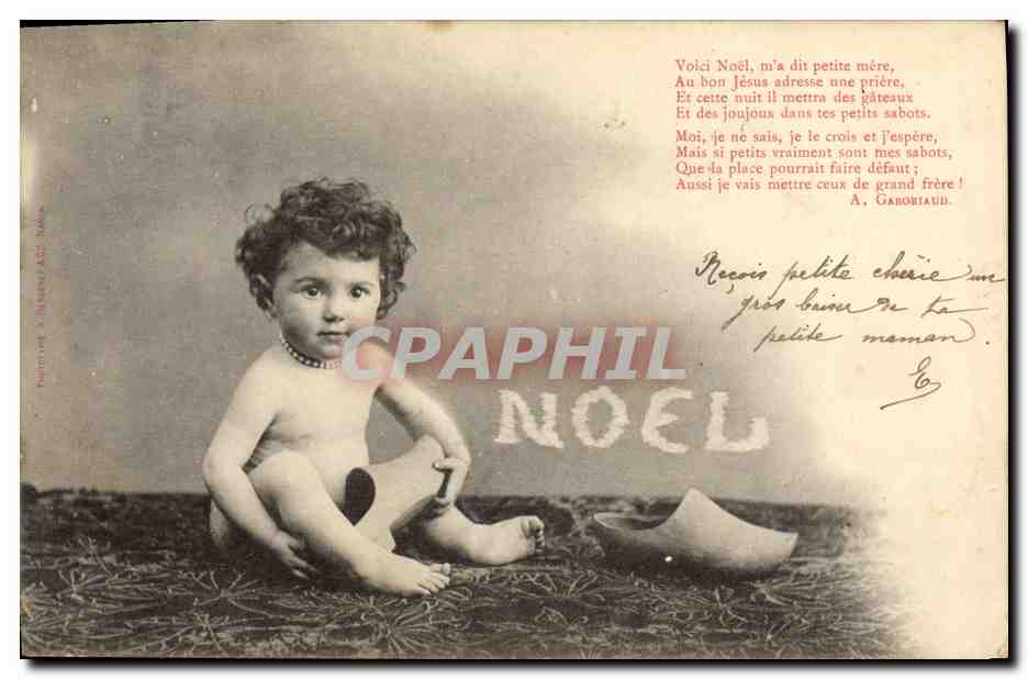 CPA Fantaisie Enfant Noel 