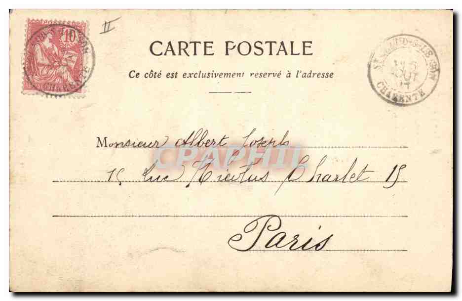 CPA Fantaisie Enfant Premiere chasse Chasseur  — Rückseite