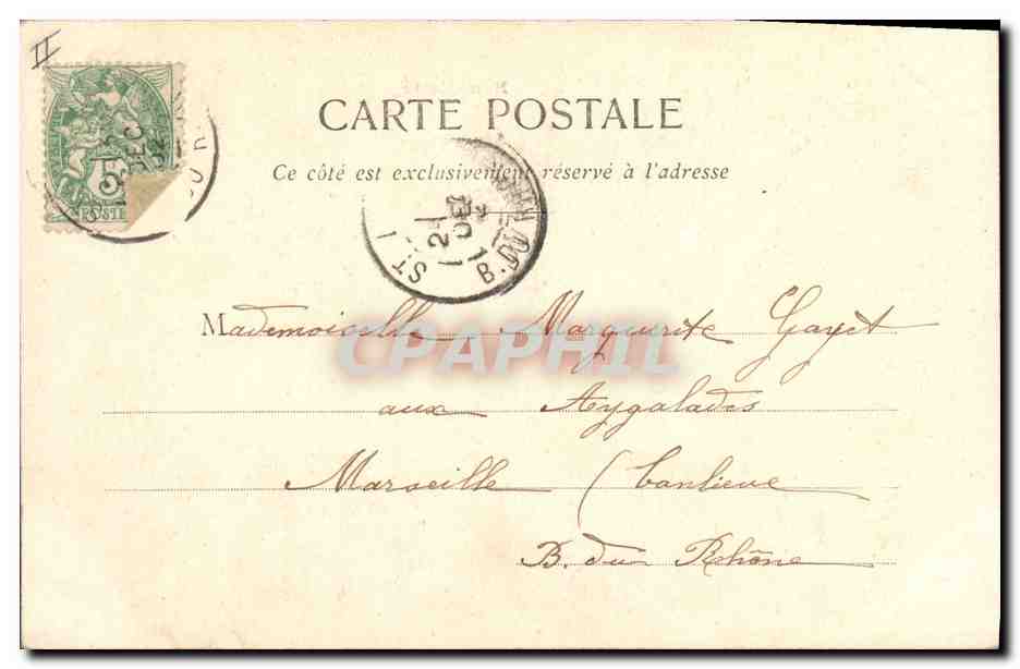 CPA Fantaisie Enfants Benedicite — Rückseite