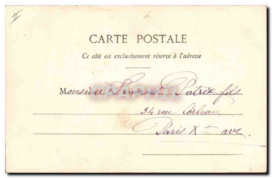 CPA Fantaisie Enfants Paul et Virginie — Verso