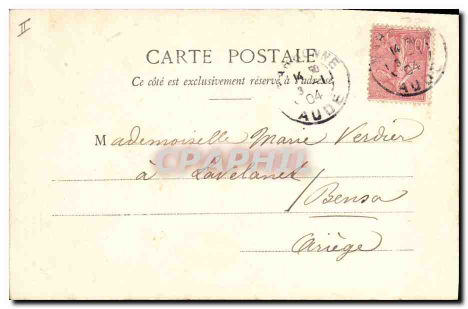 CPA Fantaisie Enfant Annee 1904 Les surprises de la nouvelle annee  — Verso