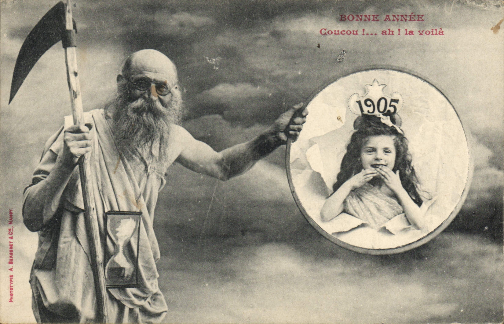 Tod und Kind — Jahr 1905 — Phototype A. Benenet & Cie, Nancy