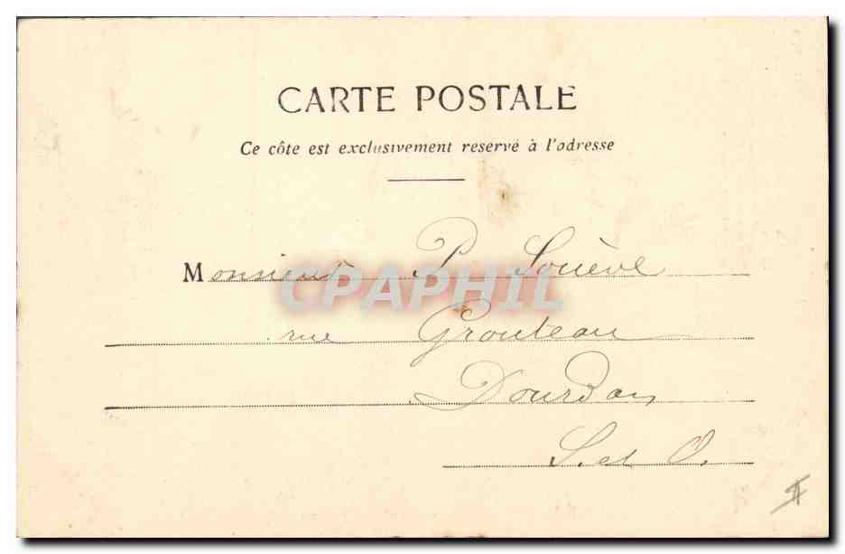 CPA Fantaisie Enfant Les quatre saisons Le printemps  — Rückseite