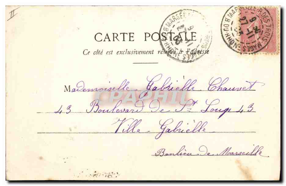 CPA Fantaisie Enfants Bergere et marquis — Rückseite