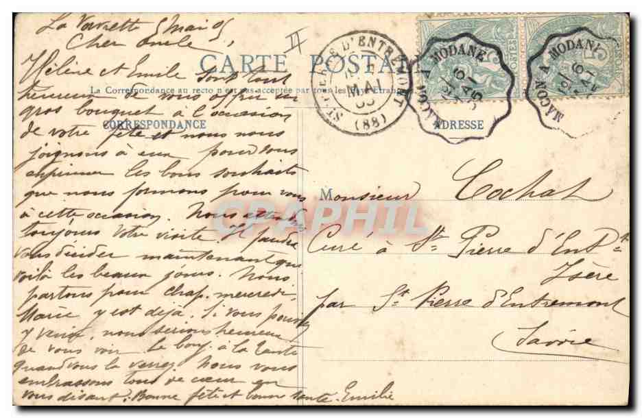 CPA Fantaisie Enfants  — Verso