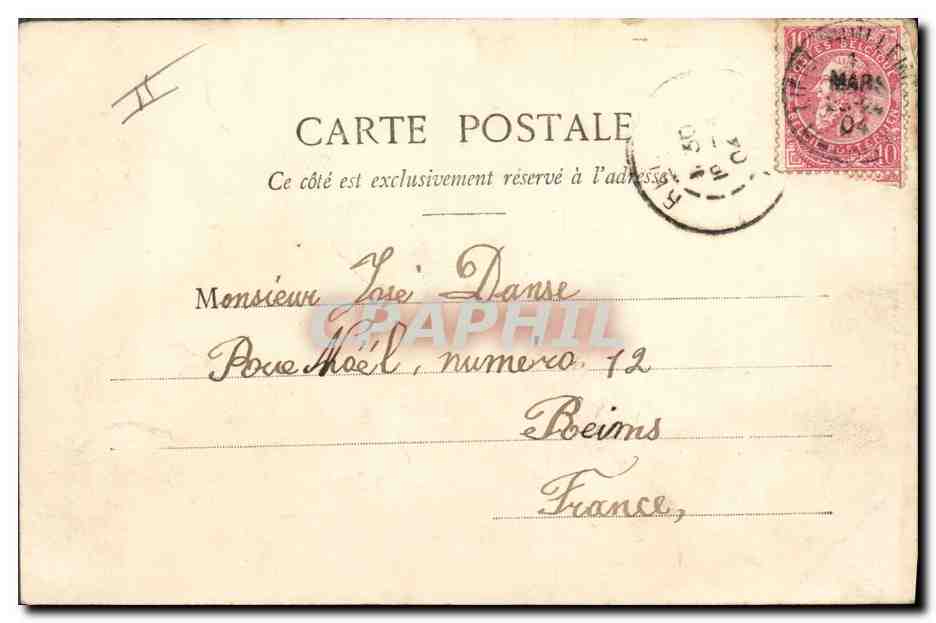 CPA Fantaisie Enfants Enfant Bonne fete — Rückseite