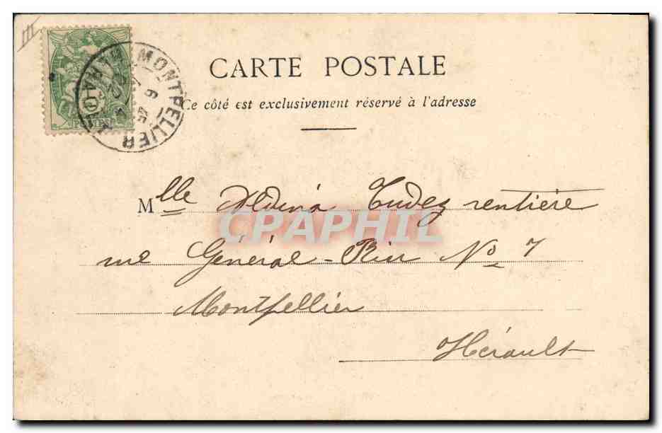 Les Femmes de l'Avenir — Petit Tambour — Édition Phototype A. Bergeret et C°, Nancy — Verso