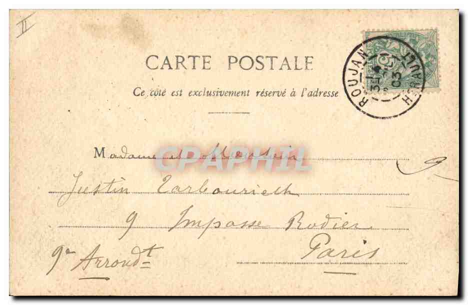 Le Baromètre du Ménage — Tempête — Phototypie A. Berquet & Co. — N° 39 — Verso