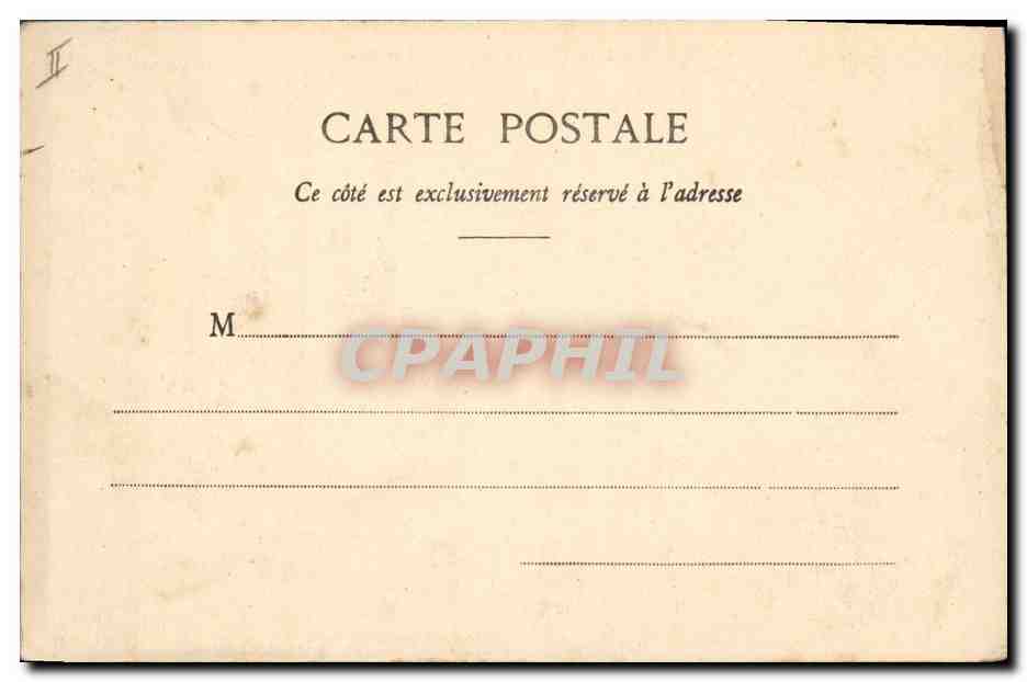 La Famille Durand au Théâtre — Un passage tragique — éditeur inconnu, n° de série non visible — Verso