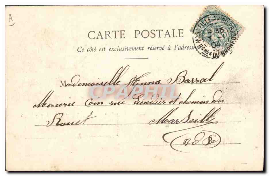 Juillet — Les Mois Comiques — Phototype A. Berberet & Cie, Nancy — Verso