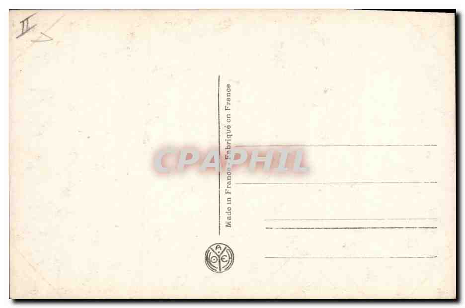 CPA Chateau de la Malmaison Le bureau de campagne de Napoleon 1er — Rückseite