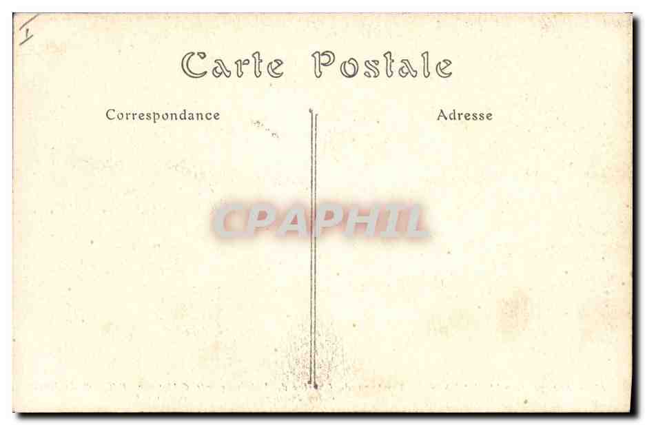 CPA Abbaye de Saint Denis Tombeau de Charles de Valois Comte d'Alencon et de Marie d'Espagne  — Rückseite