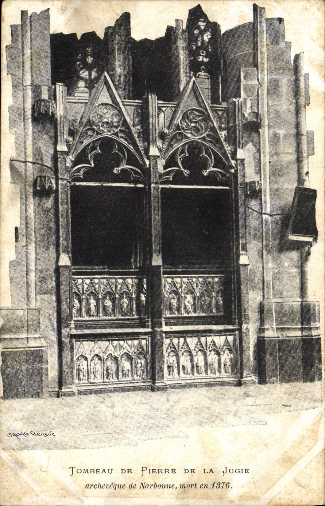 CPA Tombeau de Pierre de la Jugie Archeveque de Narbonne 