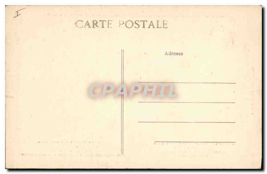 CPA Poitiers Musee de Chievres les restes du tombeau de Rochechouart  — Rückseite