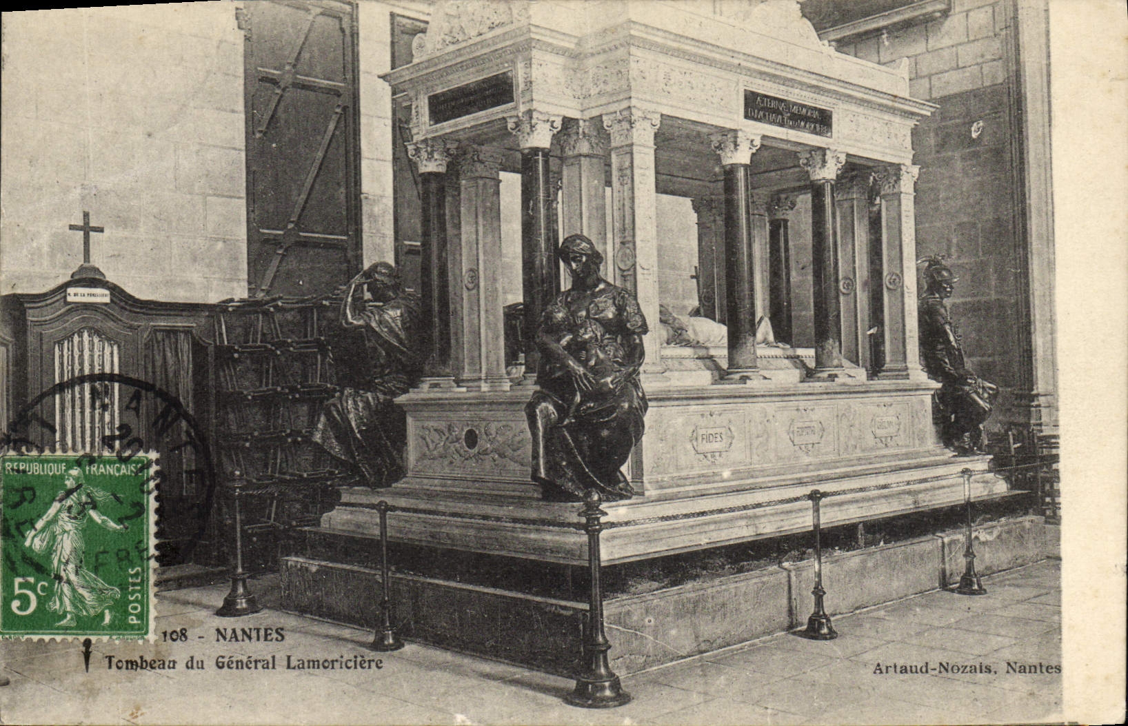 CPA Nantes Tombeau du General Lamoriciere 