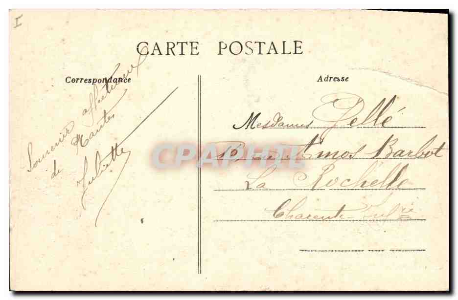 CPA Nantes Tombeau du General Lamoriciere  — Rückseite