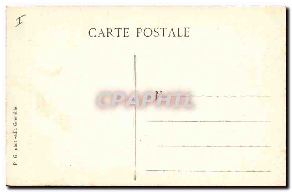 CPA Grenoble Interieur de l'eglise St Andre Tombeau du Chevalier Bayard  — Rückseite
