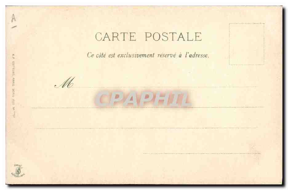 Portrait d'un chien — éditeur Paris-Éditeur-Limoges, n° A-1 — Reverso
