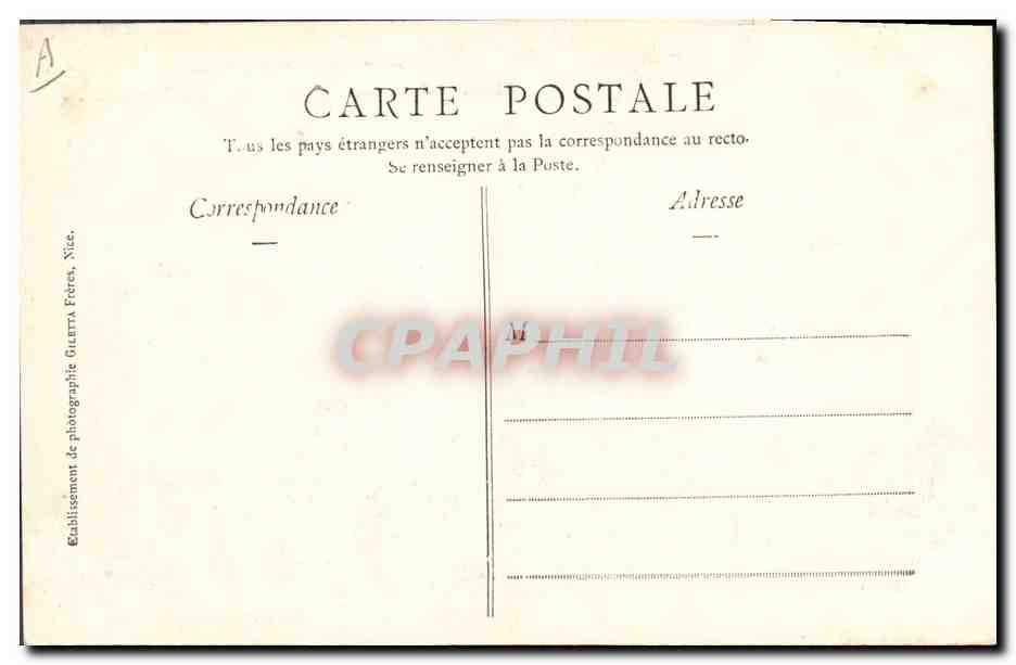 CPA Bateau Jaureguiberry Cuirasse d'escadre — Verso