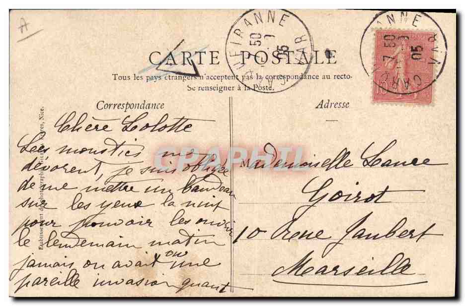 Cuirassé d'escadre — Collection Artistique, n° 3213 — Éditeur Ghema, phot. Nice — Reverso