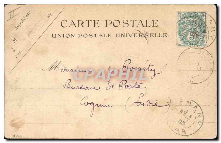 CPA Bateau Jeanne d'Arc Croiseur de 1er rang — Reverso