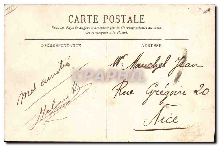 Le "Jules Ferry", Croiseur Cuirassé — A. Bougault, n°402 — Verso