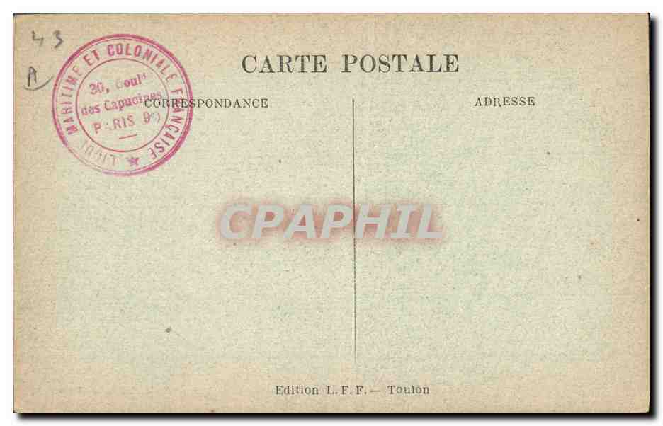 CPA Bateau Jules Ferry  — Verso