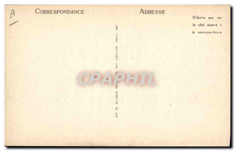 CPA Bateau Contre torpilleur Jaguar — Verso