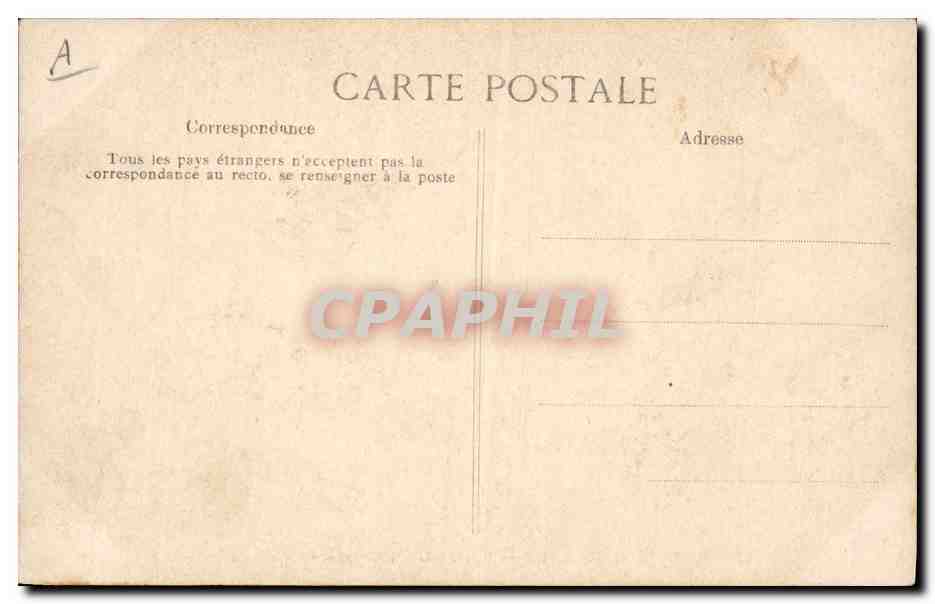CPA Bateau Justice Cuirasse d'escadre  — Verso