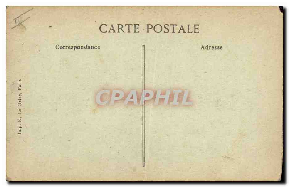 CPA Bateau Justice Cuirasse d'escadre — Verso