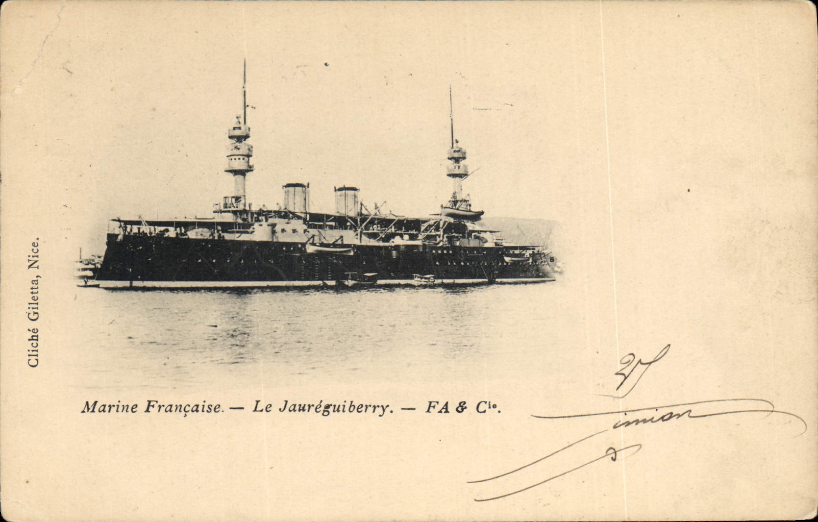 Le Jauréguiberry — Marine Française — FA & Cie.