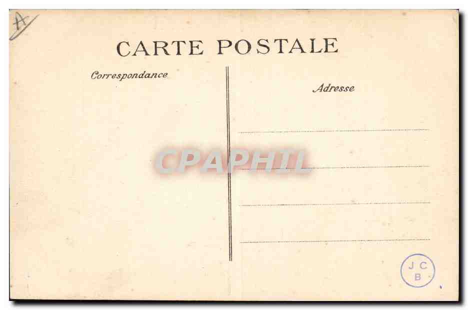 CPA Bateau Le Jean Bart Cuirasse d'escadre — Verso