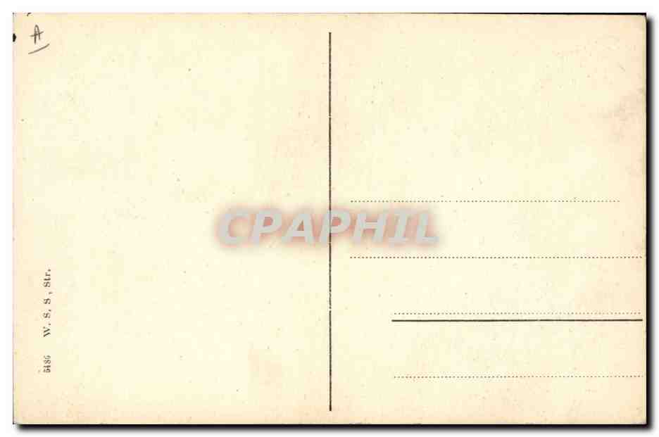 CPA Folklore Alsace Costumes alsaciens — Verso