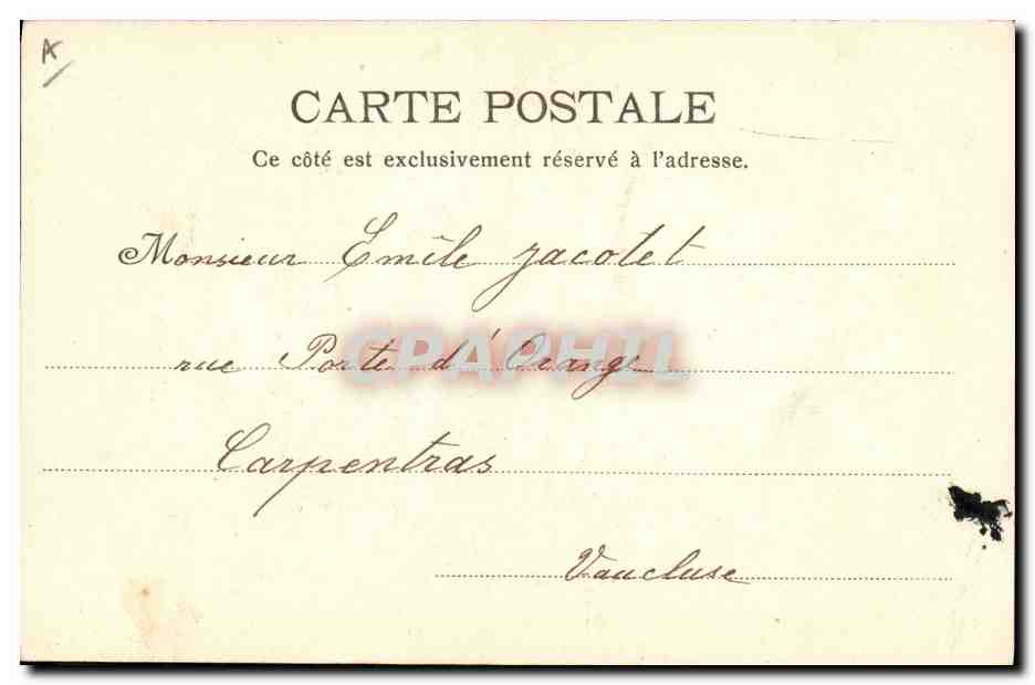 CPA Folklore Alsace Alsacienne — Verso