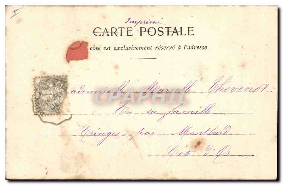 CPA Fantaisie Enfant Le Noel de bebe — Rückseite
