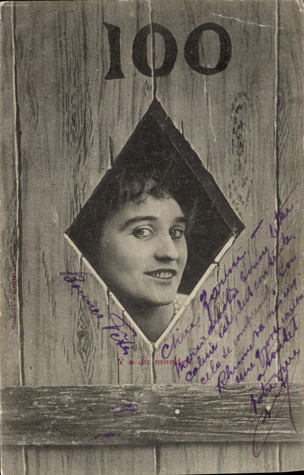 CPA Fantaisie Femme