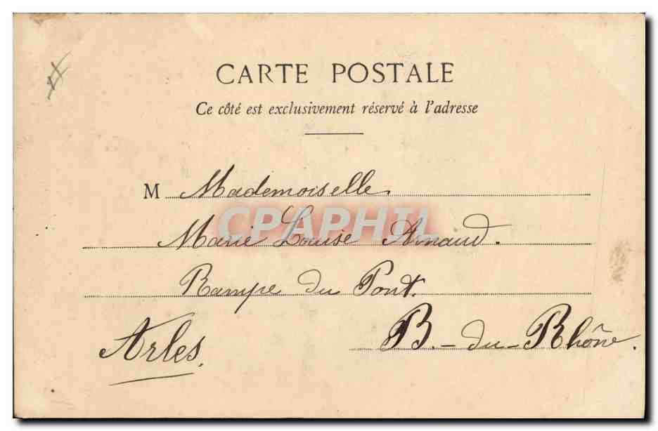 Femme avec couronne et bouquet de lilas — Langage des Fleurs — Prototype & Berbert & Cie, Nancy — Verso