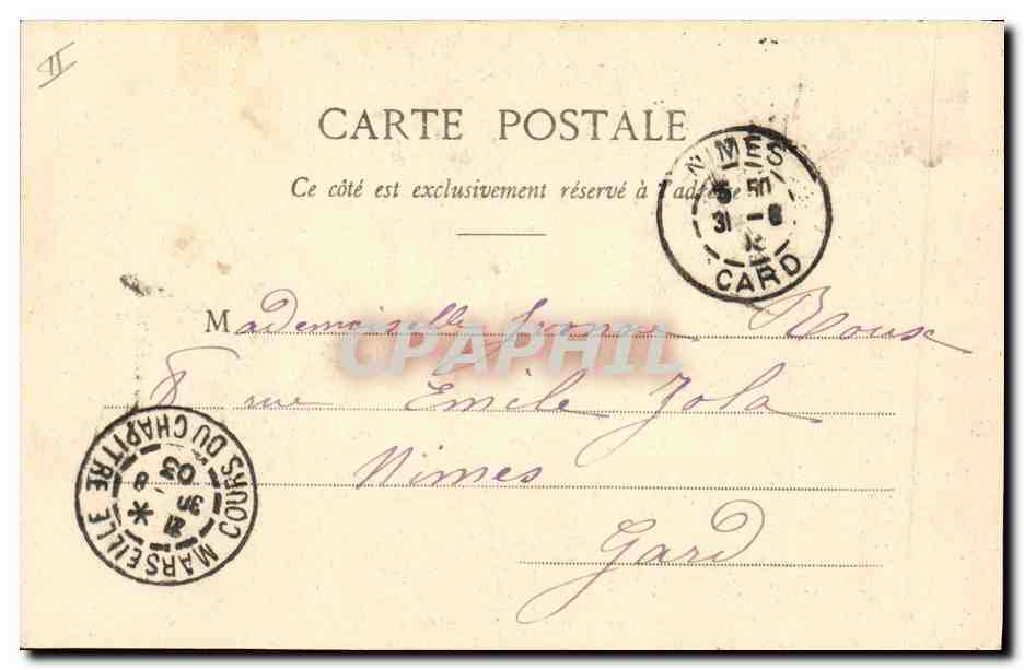 CPA Fantaisie Enfant Les cinq sens L'odorat — Rückseite
